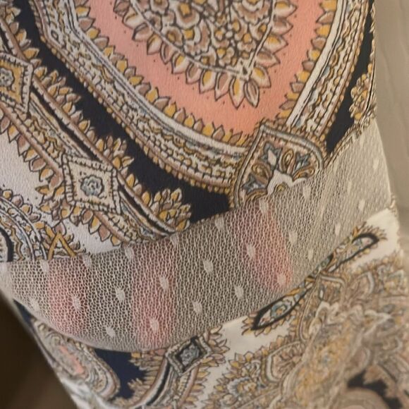 BCBGeneration Maxi Paisley Dress EUC size 4 - Picture 4 of 12